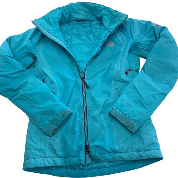 The North Face Jacket Womens X Small Blue Hyvent Alpha Full Zip Summit Series - Picture 1 of 12